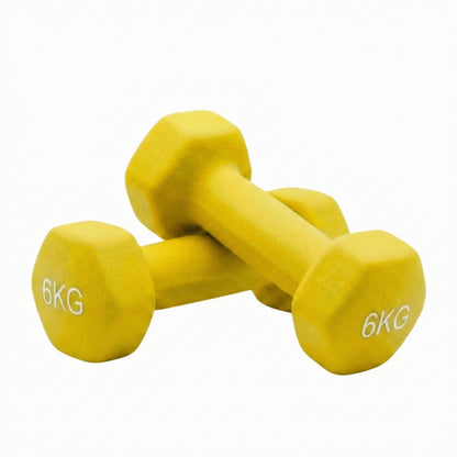 Coppia Manubri Fitness Soft-Touch - 6.0 kg