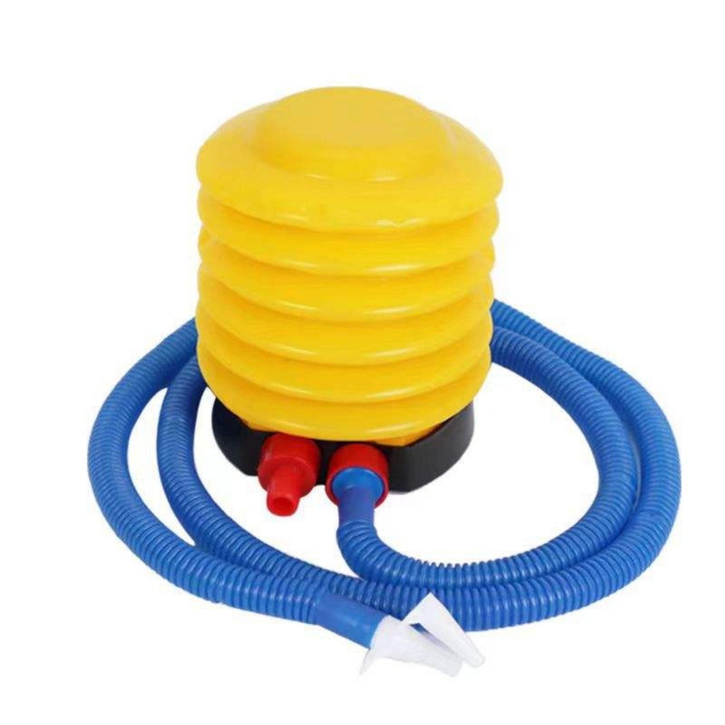 Poltrona gonfiabile con pouf poggiapiedi