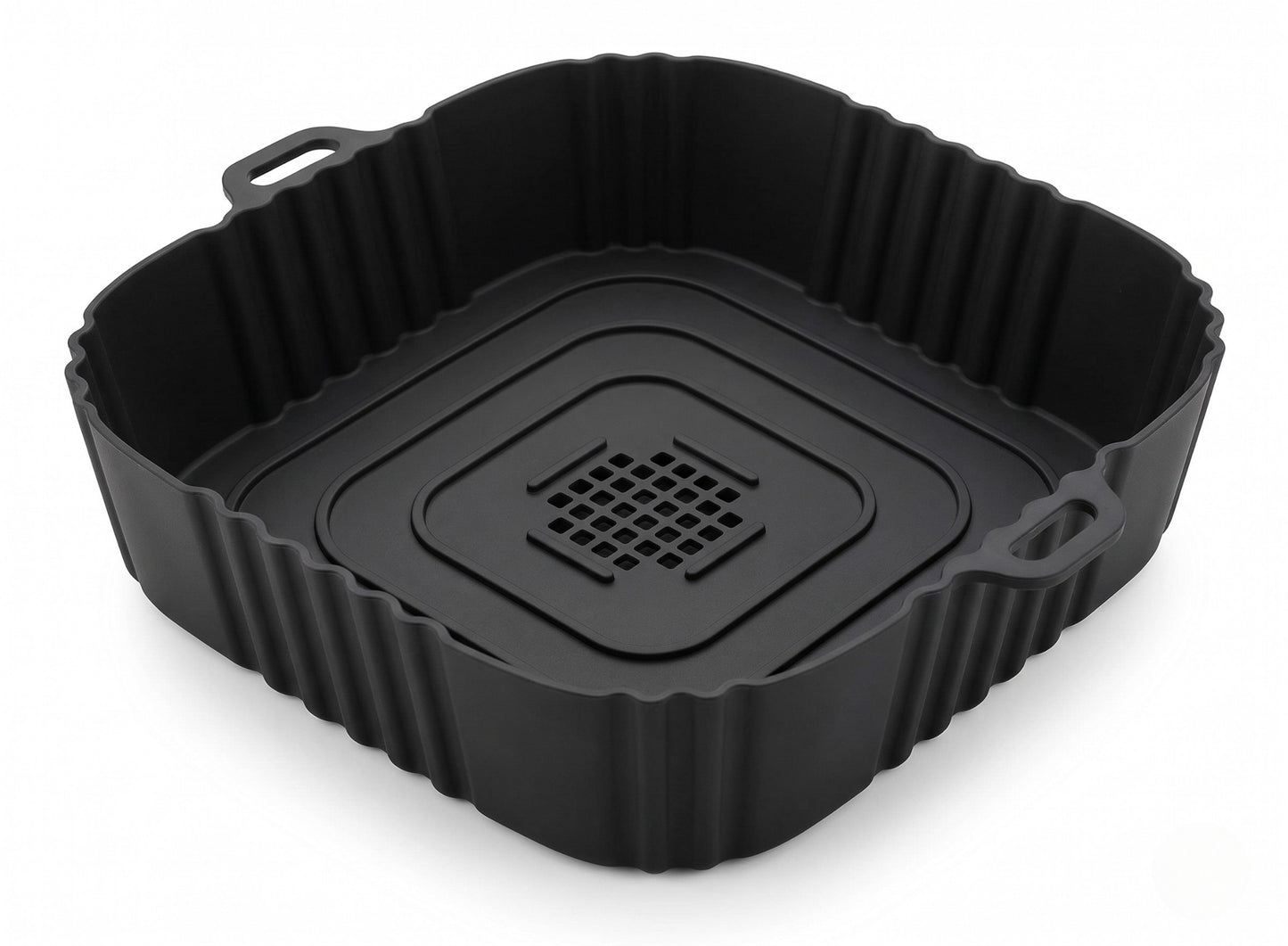 Cestello Quadrato in Silicone per Friggitrice ad Aria e Forno - 21 x 19,5 x 4 cm