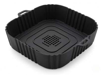 Cestello Quadrato in Silicone per Friggitrice ad Aria e Forno - 21 x 19,5 x 4 cm