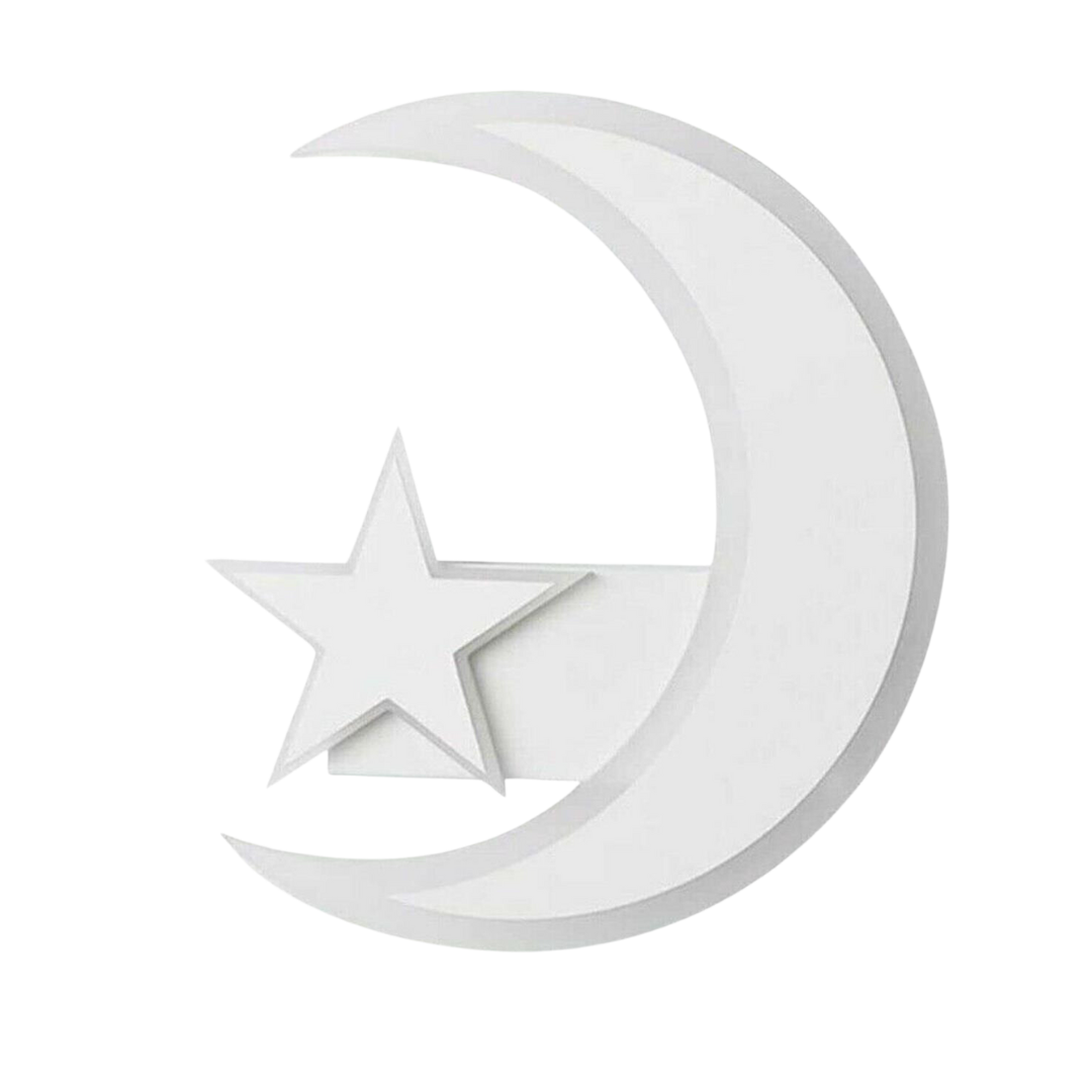 APPLIQUE DA PARETE LUNA E STELLE 11W