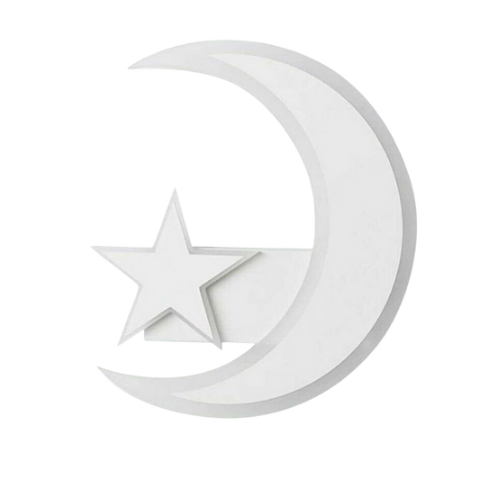 APPLIQUE DA PARETE LUNA E STELLE 11W