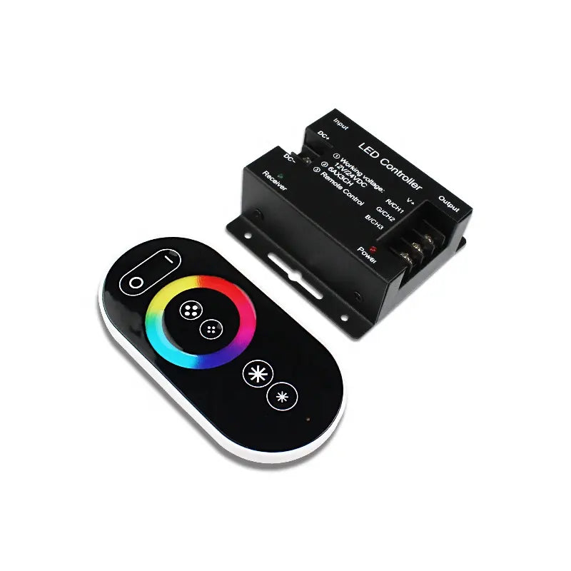 CONTROLLER DIMMER RGB CON TELECOMANDO 12-24V 18A