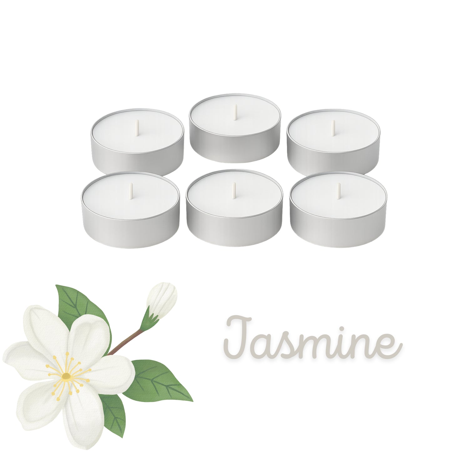 Mini Candele Profumate Decorative 3,5 cm – Kit da 20/30/50/100 Pezzi | Candele per Bomboniere, Eventi e Casa – Limone, Lavanda, Caffè, Rosa