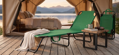 Lettino Mare Pieghevole Portatile, Schienale Regolabile in 4 Posizioni, Struttura in Metallo Resistente e Tessuto Traspirante, Ideale per Spiaggia, Giardino e Campeggio, Salvaspazio