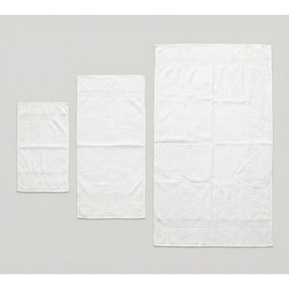 Set 5 Asciugamani Bianchi 500 GSM Cotone. Kit Bagno Hotel Spa: 1 Telo Doccia 90x140, 2 Viso 50x100, 2 Ospite 40x60. Spugna Bianca Assorbente Alta Qualità. Biancheria Casa Lussuosa Resistente.