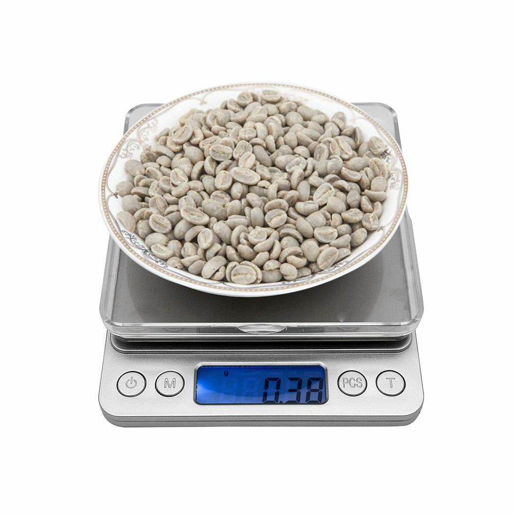 Bilancino di Precisione Digitale 0.1g–3000g con Display LCD, Funzione Tara, Multimisura g/oz/ct – Bilancia Professionale per Cucina, Gioielli, Laboratorio e Diete