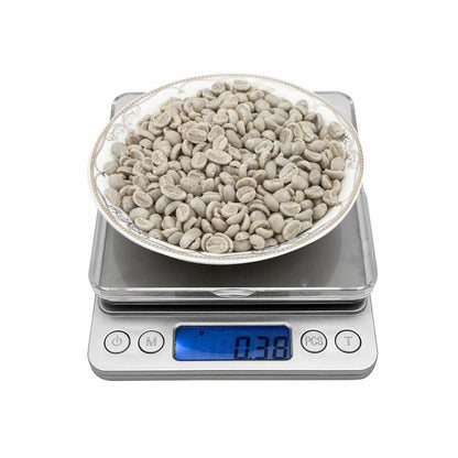 Bilancino di Precisione Digitale 0.1g–3000g con Display LCD, Funzione Tara, Multimisura g/oz/ct – Bilancia Professionale per Cucina, Gioielli, Laboratorio e Diete