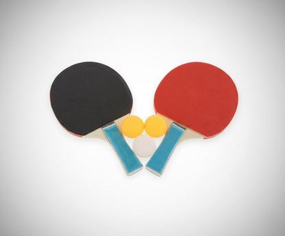 Set Ping Pong Premium – Kit 2 Racchette da Tennis Tavolo e 3 Palline per Casa e Allenamento