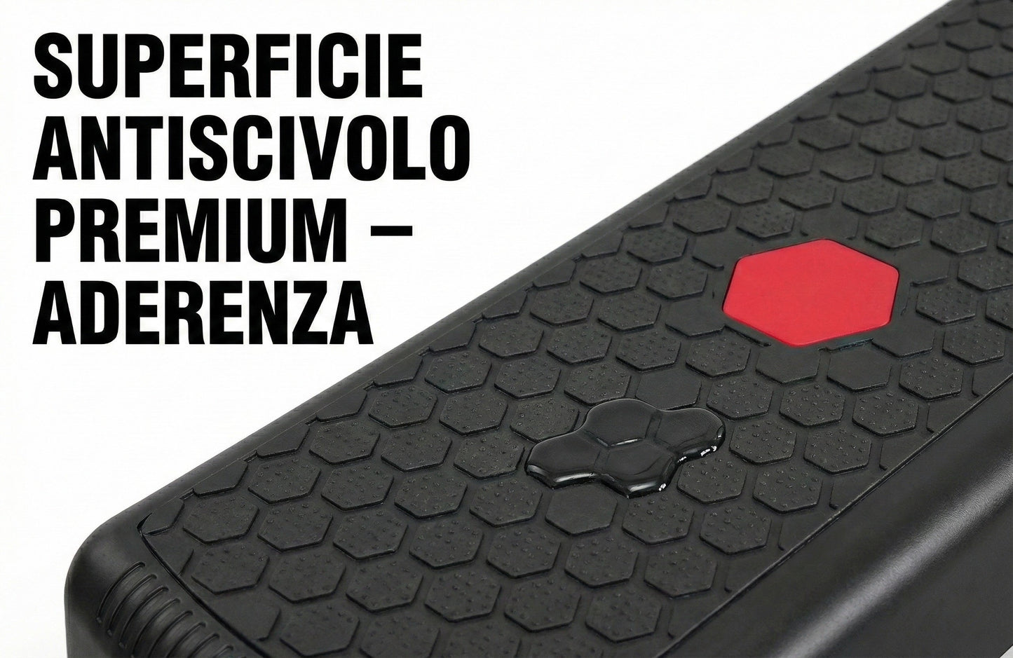 Step Aerobico Regolabile a 2 Livelli - Pedana Fitness Antiscivolo
