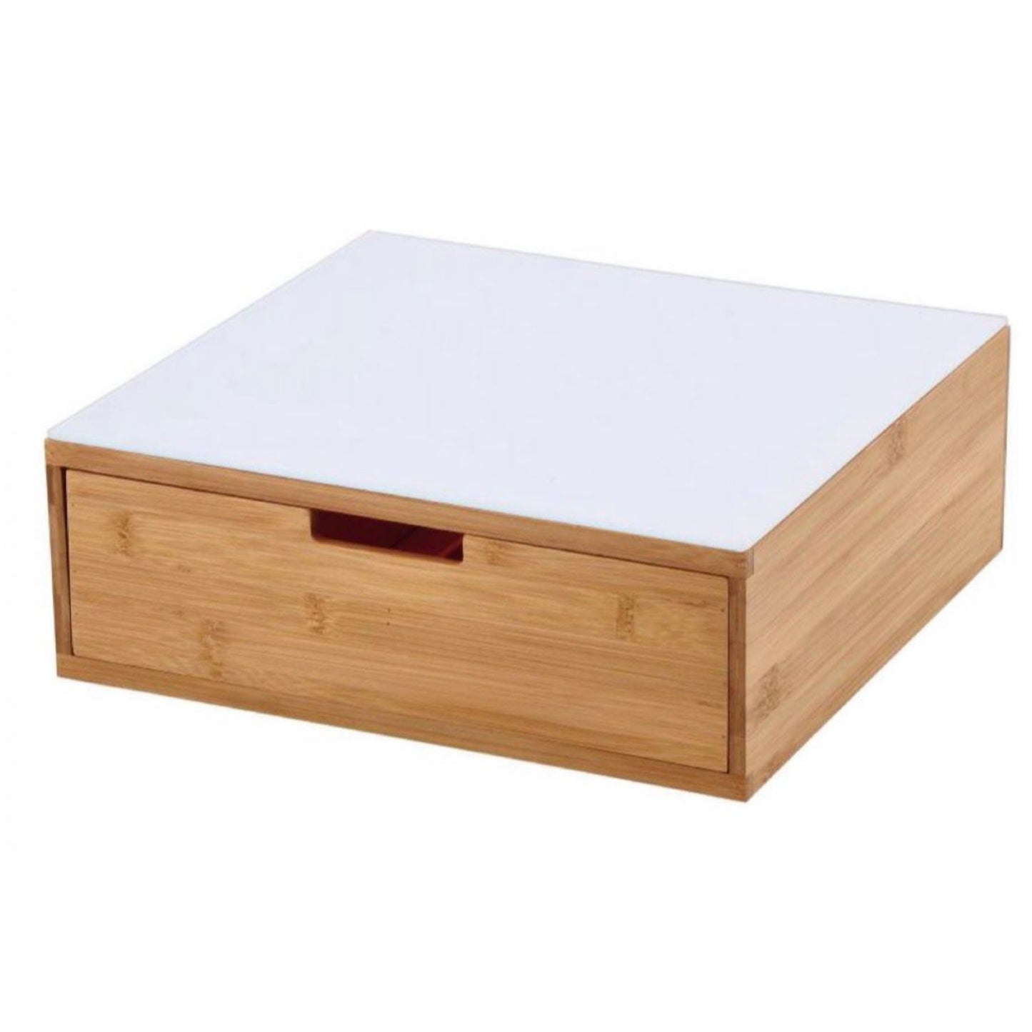 Porta Cialde in Bambù con Cassetto – Organizer Elegante per Cialde, Capsule e Tisane