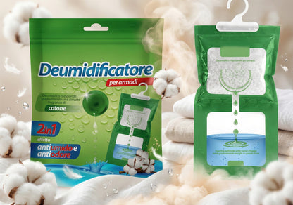 Set 6 Deumidificatore per Armadi da Appendere 2 in 1 Antiumido e Antiodore - 6 Fragranze