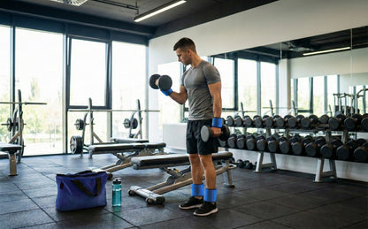 Set Cavigliere e Polsiere Zavorrate Regolabili con Borsa da Trasporto – Pesi Fitness per Running e Palestra