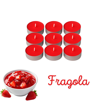 Mini Candele Profumate Decorative 3,5 cm – Kit da 20/30/50/100 Pezzi | Candele per Bomboniere, Eventi e Casa – Limone, Lavanda, Caffè, Rosa
