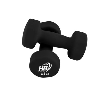 Manubri da Allenamento Antiscivolo 0,5 kg – Coppia di Pesetti Fitness per Casa, Palestra, Aerobica, Tonificazione Braccia e Allenamenti Leggeri | Attrezzi Palestra Domestica