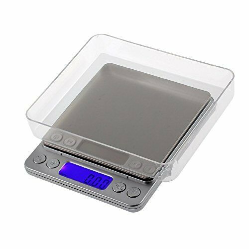 Bilancino di Precisione Digitale 0.1g–3000g con Display LCD, Funzione Tara, Multimisura g/oz/ct – Bilancia Professionale per Cucina, Gioielli, Laboratorio e Diete
