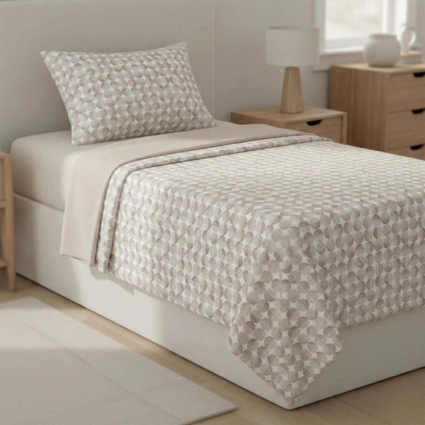 Set Letto Singolo in Morbido Pile Polar Remant - Completo Lenzuola Invernali Calde e Soffici - Include Lenzuolo Sopra 160x290 cm, Lenzuolo Sotto con Angoli 90x200+27 cm e 1 Federa 52x82 cm