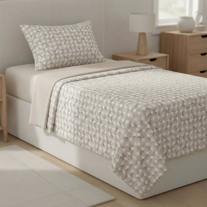 Set Letto Singolo in Morbido Pile Polar Remant - Completo Lenzuola Invernali Calde e Soffici - Include Lenzuolo Sopra 160x290 cm, Lenzuolo Sotto con Angoli 90x200+27 cm e 1 Federa 52x82 cm