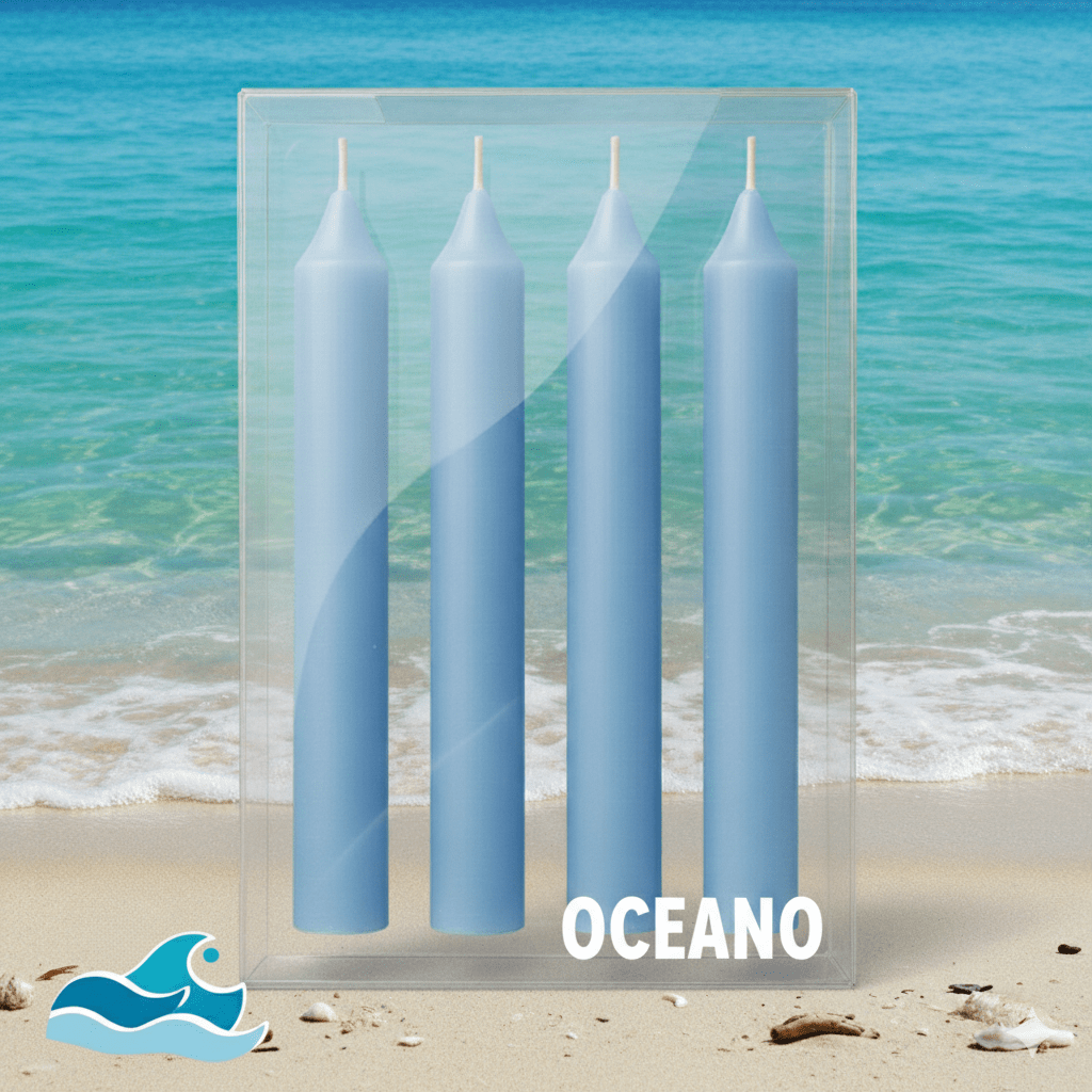 Set Candele Profumate Colorate 18cm - Cera Premium Aromaterapia. 7 Fragranze: Oceano, Fragola, Limone, Lavanda, Arancia, Rosa, Mela Verde. Candele a Colonna Lunga Durata Senza Fumo. Decorazione Casa, Spa e Regalo.