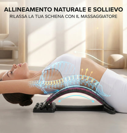 Massaggiatore Lombare Regolabile - Back Stretcher