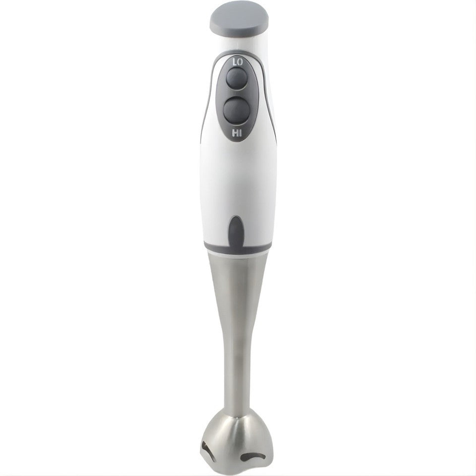 Frullatore a Immersione Multifunzione 3 in 1 – 450W Potente e Silenzioso, Lame in Acciaio Inox, 2 Velocità, con Contenitori e Frusta – Perfetto per Pappe, Salse, Frutta e Verdura