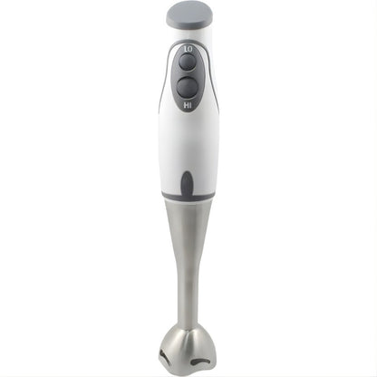 Frullatore a Immersione Multifunzione 3 in 1 – 450W Potente e Silenzioso, Lame in Acciaio Inox, 2 Velocità, con Contenitori e Frusta – Perfetto per Pappe, Salse, Frutta e Verdura