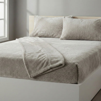 Completo Letto Matrimoniale in Pile - Dimensioni 240x290cm