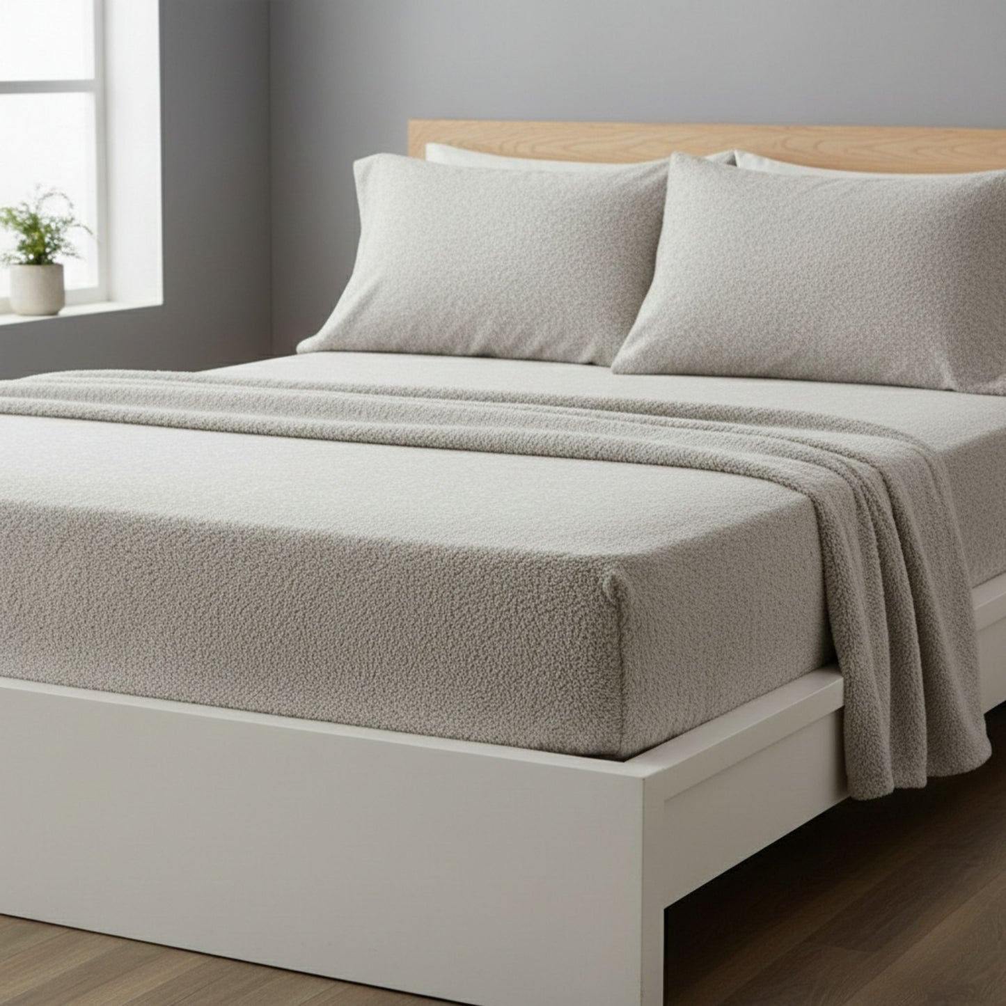 Completo Letto Matrimoniale in Pile - Dimensioni 240x290cm