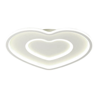 Lampadario Plafoniera a Led Moderno 63W Forma Cuore