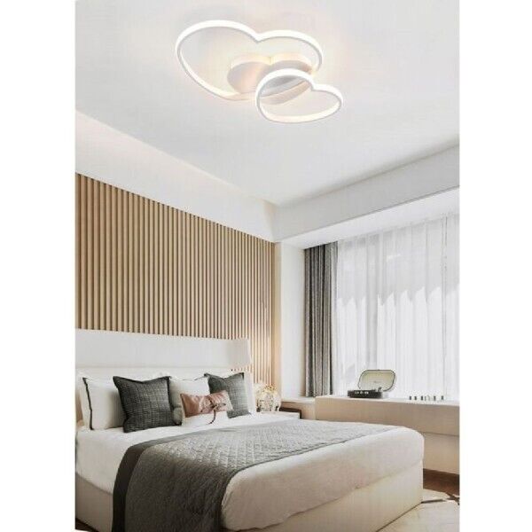 LAMPADARIO LED DOPPIO CUORE 33W