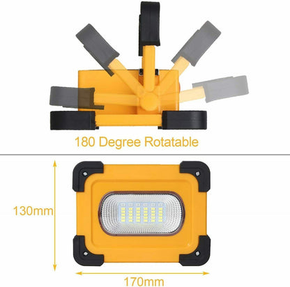 FARO LED EMERGENZA PORTATILE 60W SOLARE