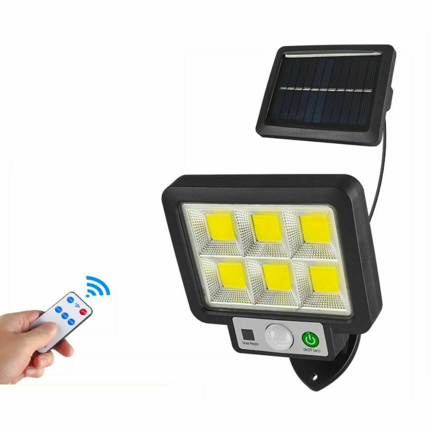 APPLIQUE 72LED CON SENSORE DI MOVIMENTO E TELECOMANDO