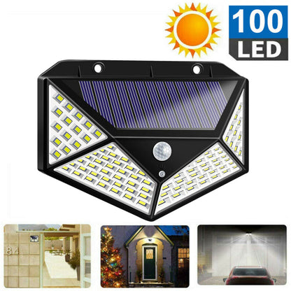 APPLIQUE 100LED SOLARE CON SENSORE DI MOVIMENTO