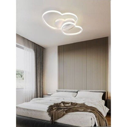 LAMPADARIO LED DOPPIO CUORE 33W